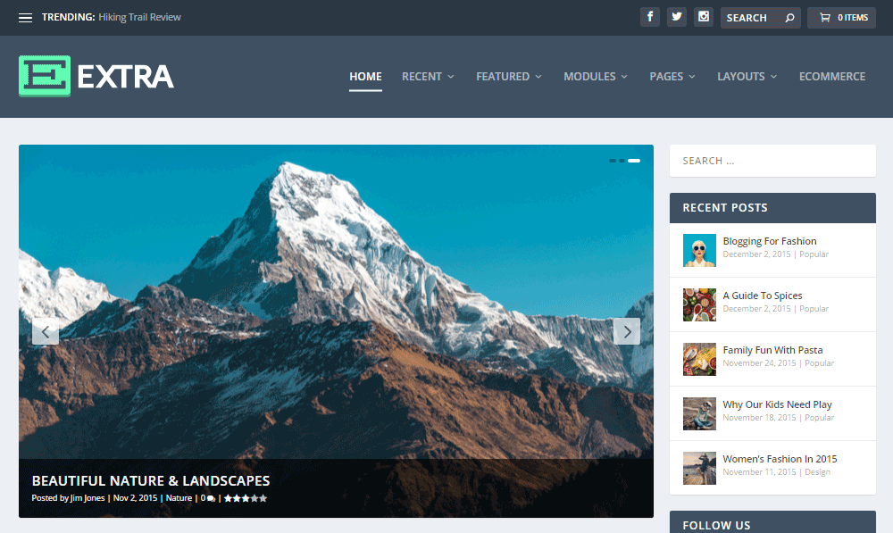 Extra Theme Review: Turn Your Blog into a Fancy, Versatile Magazine